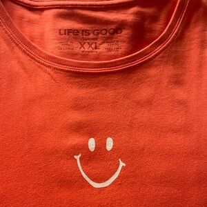 Smiling face life is good